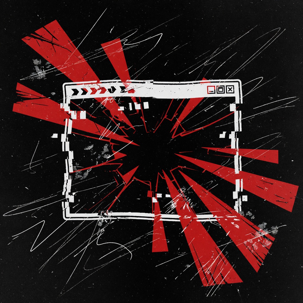 Corrupted browser window — the site’s only generated image